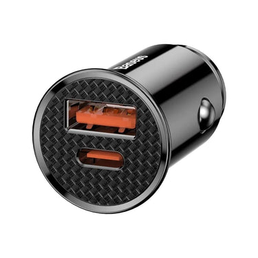 Baseus USB-C PD3.0 QC4.0 PPS 30W car charger - Black - Accessories